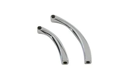 Wyatt Gatling Curved Solid Style Billet Mirror Stem - 5-Inch Long Stem Kit by Wyatt Gatling