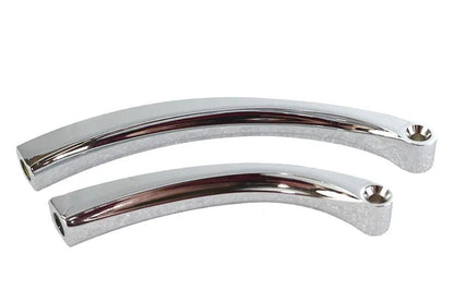 Wyatt Gatling Curved Solid Style Billet Mirror Stem - 5-Inch Long Stem Kit by Wyatt Gatling
