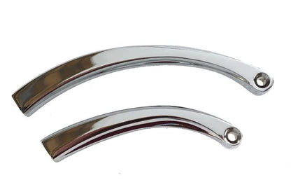 Wyatt Gatling Curved Solid Style Billet Mirror Stem - 5-Inch Long Stem Kit by Wyatt Gatling