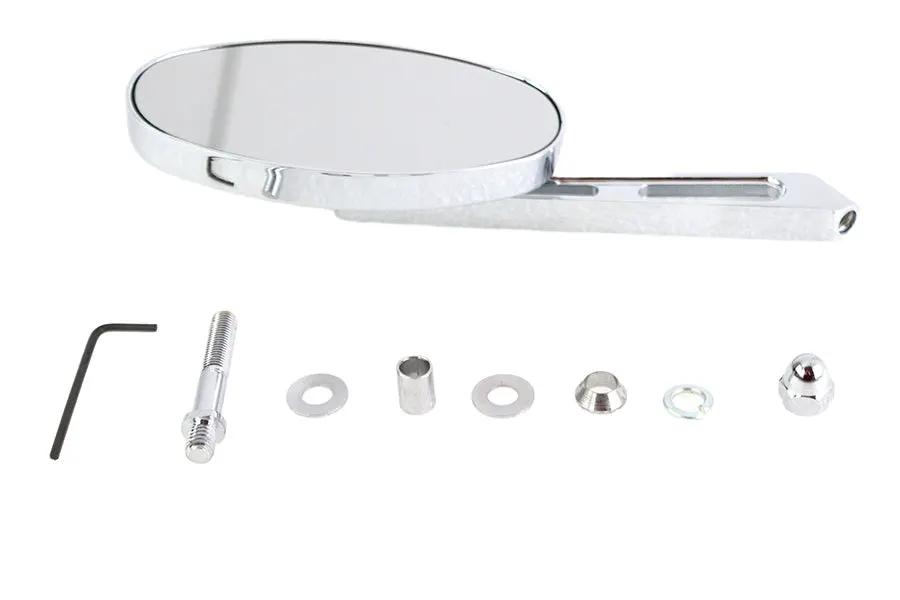 V-Twin Cateye Mirror with Billet Girder Stem Chrome - Fits 1965-1974 Harley Davidson All Models by V-Twin