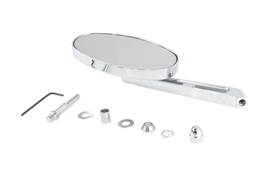 V-Twin Cateye Mirror with Billet Girder Stem Chrome - Fits 1965-1974 Harley Davidson All Models by V-Twin