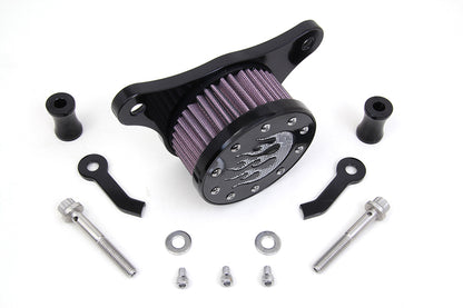 Wyatt Gatling Air Cleaner Kit for Harley Davidson FLT 2008-2016 with 50mm EFI Injector