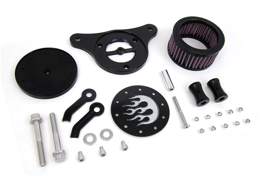 Wyatt Gatling Air Cleaner Kit for Harley Davidson FLT 2008-2016 with 50mm EFI Injector