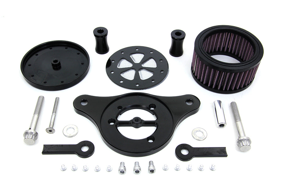 Wyatt Gatling Air Cleaner Kit Black for Harley Davidson FXST - Part 77569B