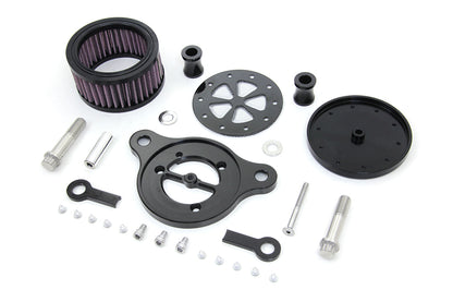 Wyatt Gatling Chrome Air Cleaner Kit with 5-Spoke Design for Harley Davidson XL Models