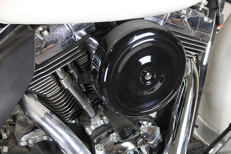 Wyatt Gatling 34-0262 8-inch Round Air Cleaner Kit for Harley Davidson FLH