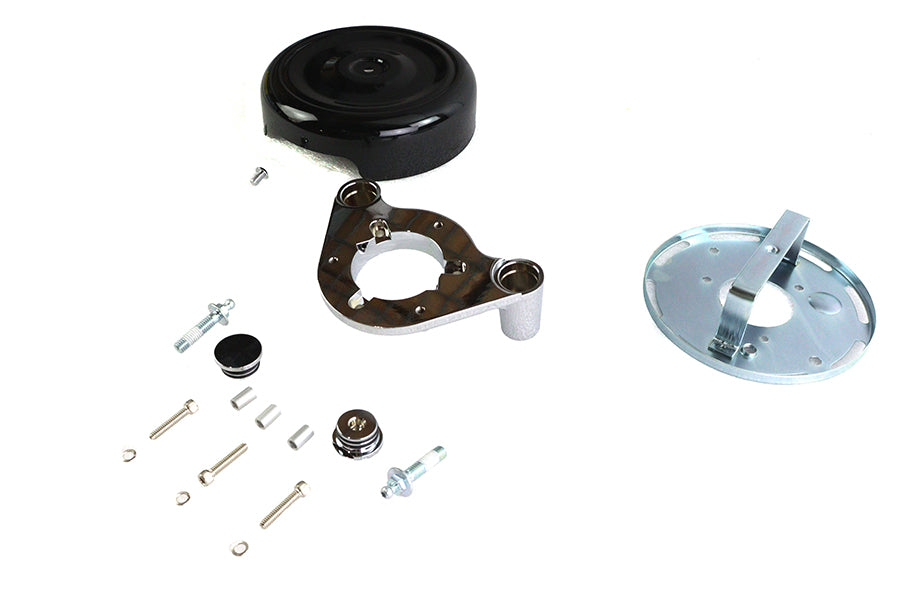 Wyatt Gatling 34-0262 8-inch Round Air Cleaner Kit for Harley Davidson FLH