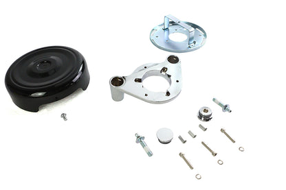 Wyatt Gatling 34-0262 8-inch Round Air Cleaner Kit for Harley Davidson FLH