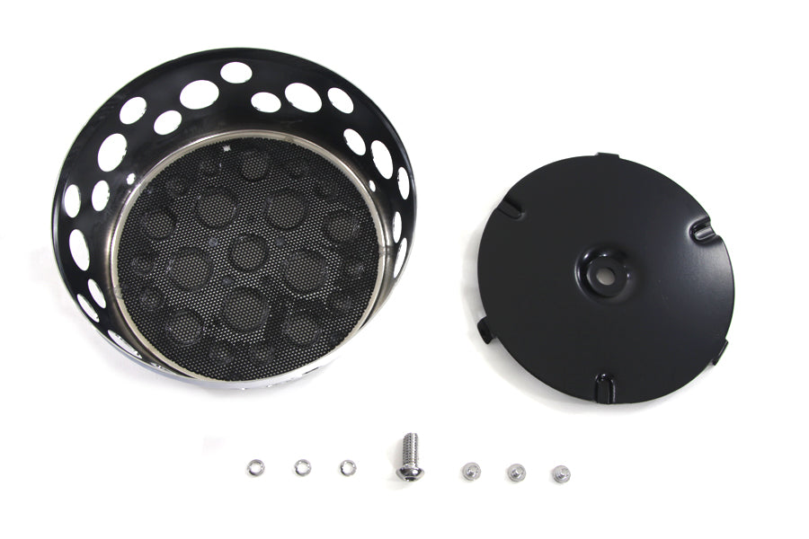 Wyatt Gatling Swiss Cheese Mesh Air Cleaner Cover - 6.5 Inch Diameter
