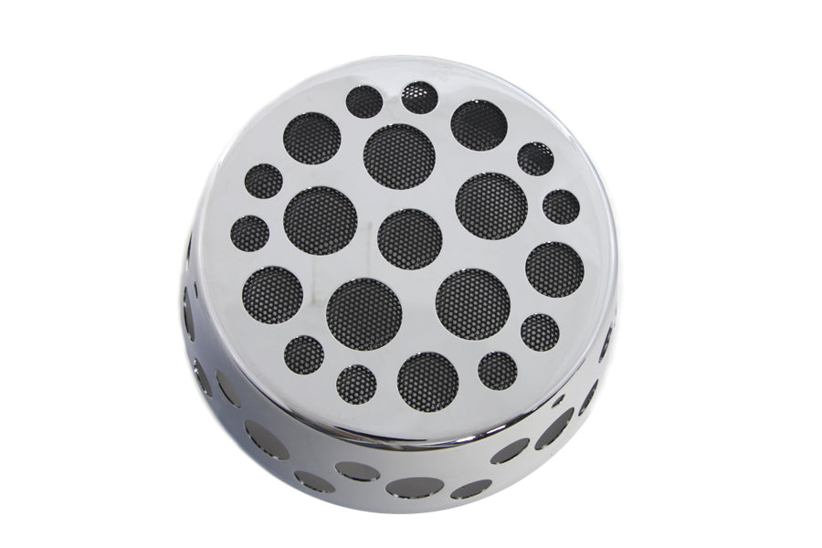Wyatt Gatling Swiss Cheese Mesh Air Cleaner Cover - 6.5 Inch Diameter