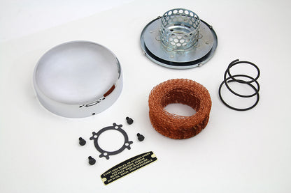 Wyatt Gatling 34-0282 1936 Style Dome Air Cleaner Kit for Harley Davidson EL & FL Models