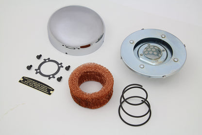 Wyatt Gatling 34-0282 1936 Style Dome Air Cleaner Kit for Harley Davidson EL & FL Models