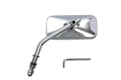 Wyatt Gatling 60-0011D Chrome Rectangle Mirror for Harley Davidson (1965-1974 Models)
