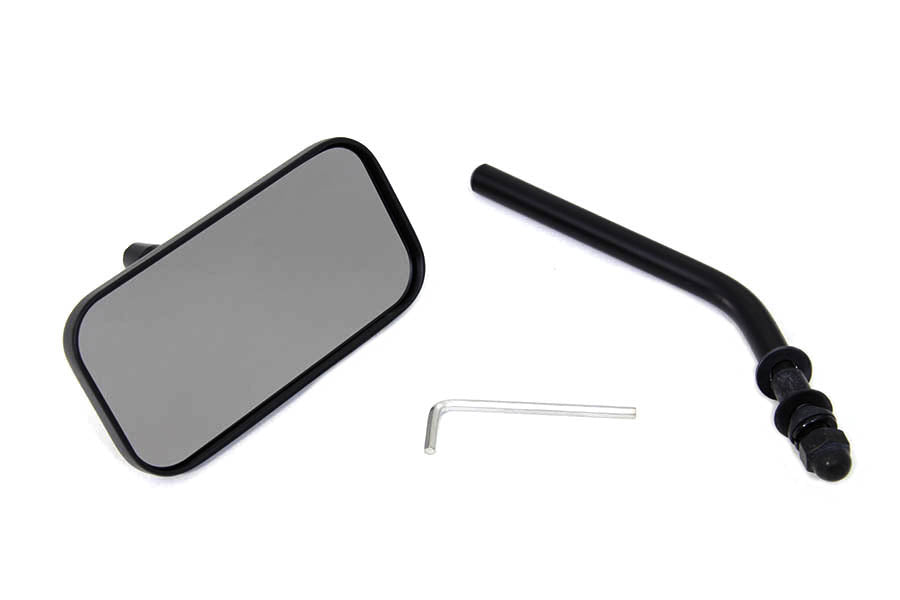 Wyatt Gatling 60-0011DMB Black Rectangular Mirror for Harley Davidson Vintage Models