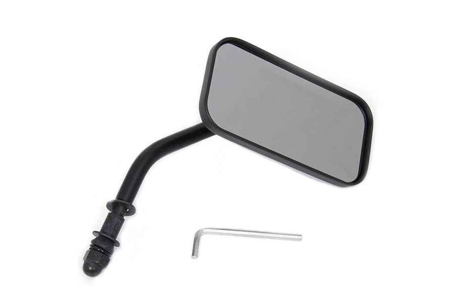Wyatt Gatling 60-0011DMB Black Rectangular Mirror for Harley Davidson Vintage Models