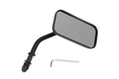 Wyatt Gatling 60-0011DMB Black Rectangular Mirror for Harley Davidson Vintage Models