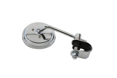 Wyatt Gatling Part 72271D Chrome 3-Inch Round Mini Mirror with Clamp on Stem