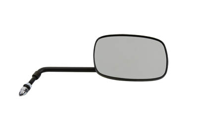 Wyatt Gatling Black Replica Swivel Mirror with Long Stem for Harley Davidson 1965-1974