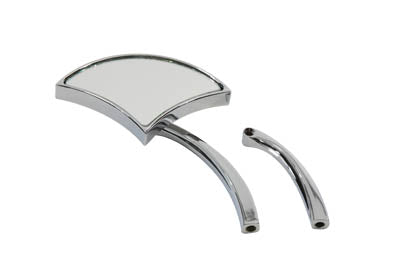 Wyatt Gatling 76023 Axe Mirror with Billet Stem Chrome for Harley Davidson (1965-1974)