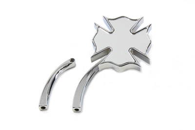 Wyatt Gatling Firefighter Mirror with Curved Stems for Harley Davidson (Part #76244)