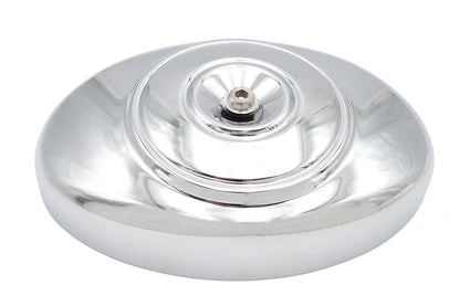 Wyatt Gatling Air Cleaner Cover Oval Chrome Part 76056 for Harley Davidson FXST & FLST Models