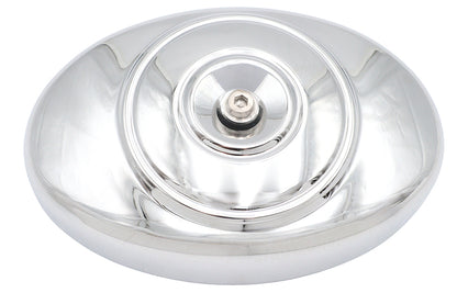 Wyatt Gatling Air Cleaner Cover Oval Chrome Part 76056 for Harley Davidson FXST & FLST Models