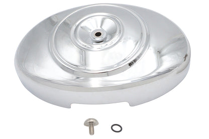 Wyatt Gatling Air Cleaner Cover Oval Chrome Part 76056 for Harley Davidson FXST & FLST Models