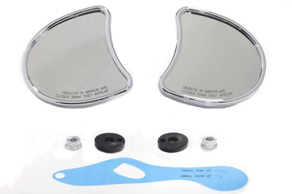Wyatt Gatling Fairing Mount Mirror Set for Harley Davidson FLT Models