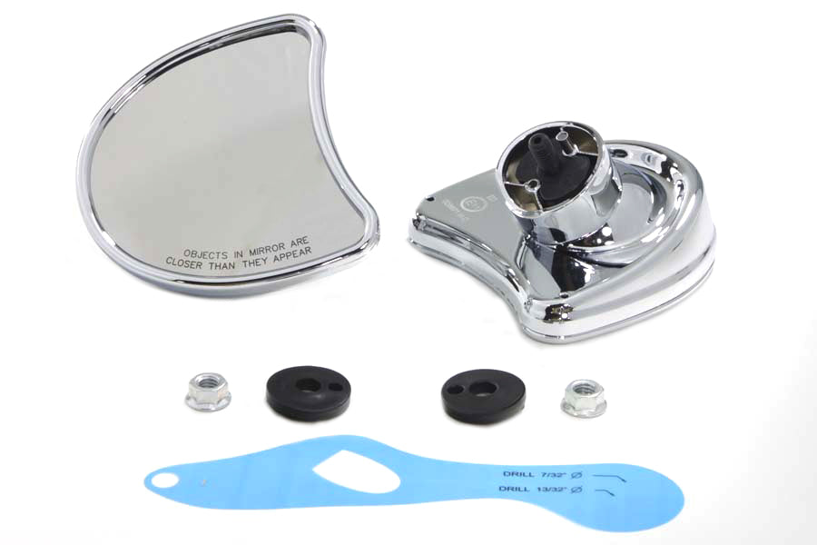 Wyatt Gatling Fairing Mount Mirror Set for Harley Davidson FLT Models