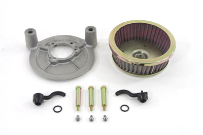 Wyatt Gatling EFI Air Cleaner and Backing Plate for Harley Davidson FXD and FXST Models