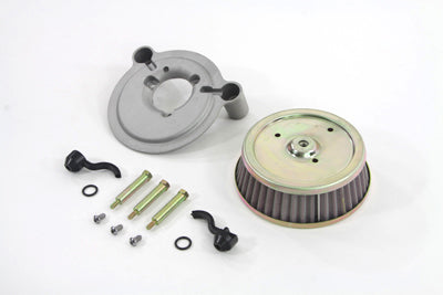 Wyatt Gatling EFI Air Cleaner and Backing Plate for Harley Davidson FXD and FXST Models