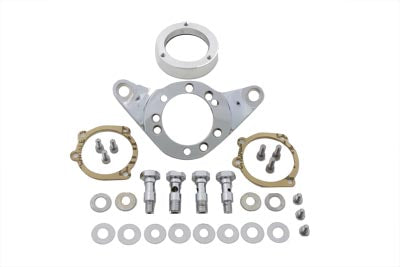 Wyatt Gatling Air Cleaner Bracket Kit Chrome Billet for Harley Big Twin Models - Part 34-0445