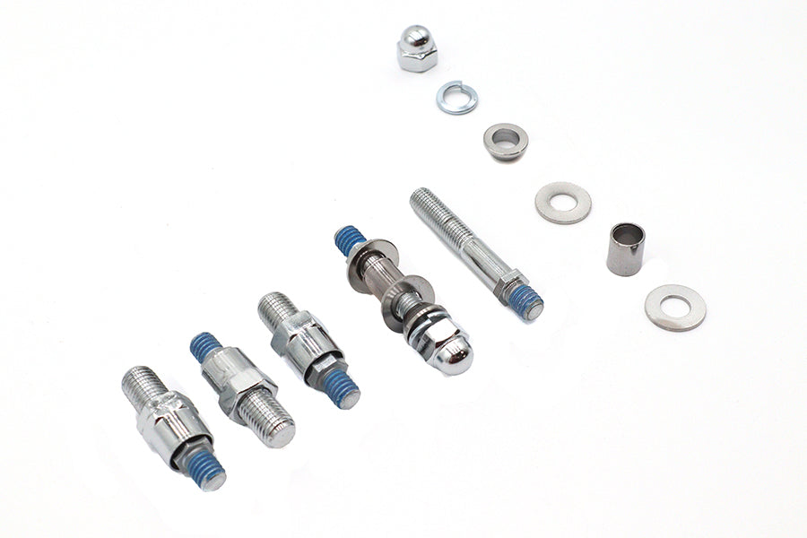 Wyatt Gatling HD-002 Metric Adapter Stem Kit for Honda, Yamaha, and Kawasaki Mirrors