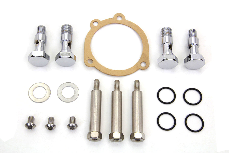 Wyatt Gatling Breather Bolt and Stud Set for Harley Davidson FXST and FLST Models