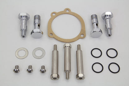 Wyatt Gatling Breather Bolt and Stud Set for Harley Davidson FXST and FLST Models