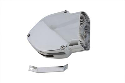 Wyatt Gatling Chrome V-Charger Air Cleaner Kit for Harley Davidson FL Models