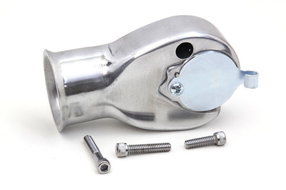 Wyatt Gatling Tourist Trophy Shorty Carburetor Air Snoot Polished Alloy