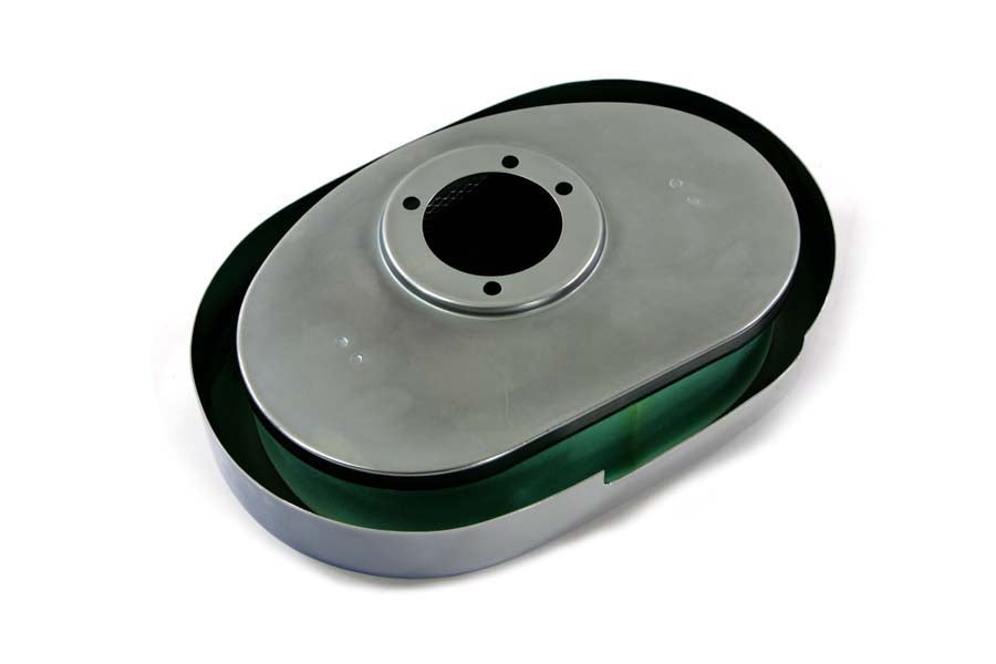 Wyatt Gatling 34-0475 Oval Air Cleaner Assembly for Harley Davidson XL Models