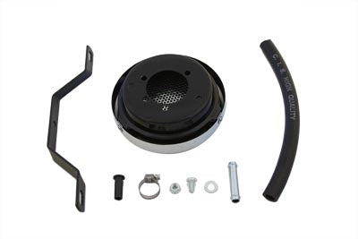 Wyatt Gatling Chrome Drilled Air Cleaner for Harley Davidson FL (Part #13407)