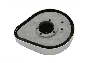 Wyatt Gatling Teardrop Air Cleaner with Flames Chrome for Harley Davidson FXST (1990-1999)