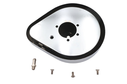 V-Twin Chrome Teardrop Air Cleaner Assembly for Harley XL Models