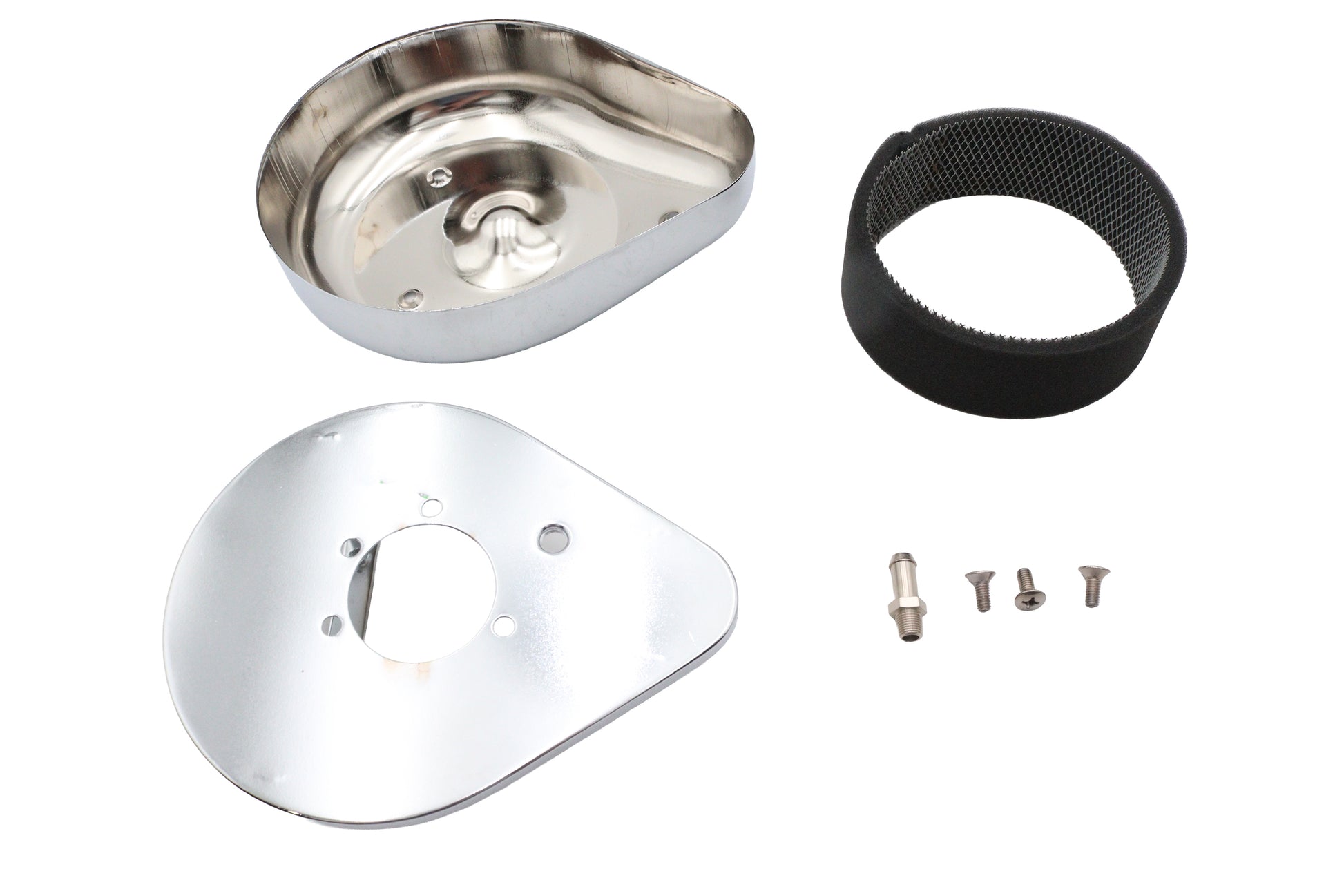 V-Twin Chrome Teardrop Air Cleaner Assembly for Harley XL Models