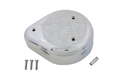 Wyatt Gatling Chrome Flame Teardrop Air Cleaner for Harley Davidson XL (1957-1966)