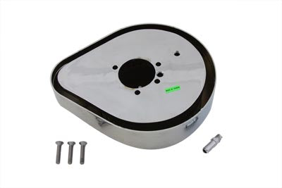 Wyatt Gatling Chrome Flame Teardrop Air Cleaner for Harley Davidson XL (1957-1966)