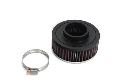 V-Twin OKO 38mm Air Cleaner with 2-Inch Inner Diameter and Carburetor Adapter Flange