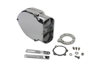 Wyatt Gatling V-Charger Chrome Air Cleaner Kit, Part 34-0616