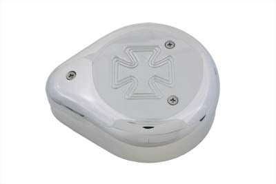 Wyatt Gatling 6451 Teardrop Air Cleaner Maltese Chrome for Harley Davidson FXST