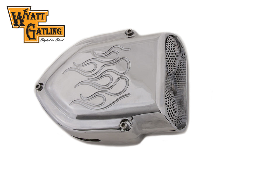 Wyatt Gatling Chrome Air Cleaner Kit for Harley Davidson FXST (1990-1999)