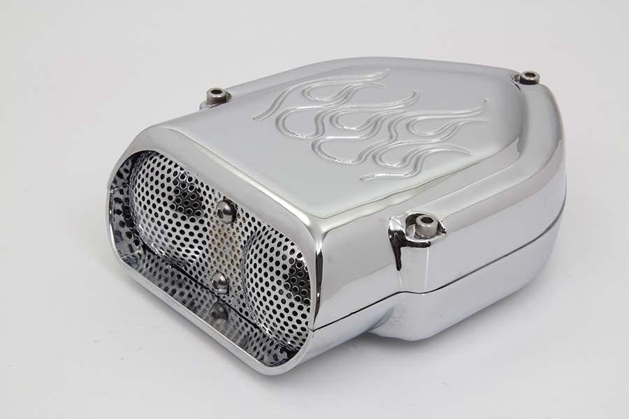 Wyatt Gatling Chrome Air Cleaner Kit for Harley Davidson FXST (1990-1999)