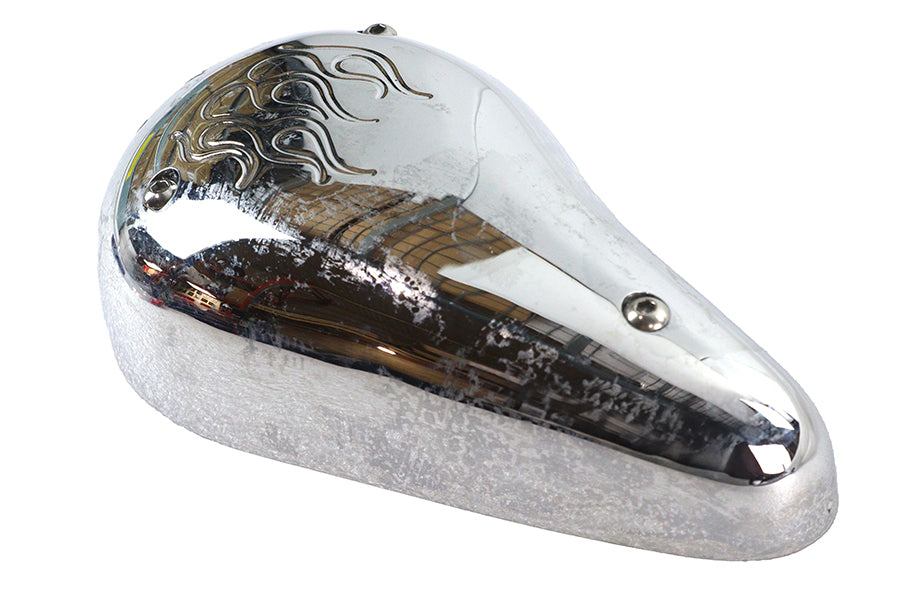 Wyatt Gatling Rodan Billet Carburetor Cover Flame for Harley Davidson FXST, FLST, FXR, FLT (Part No. 34-0644)